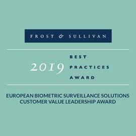 Herta Security recibe el premio Europe Customer Value Leadership Award de Frost & Sullivan por la excelencia de su biometría